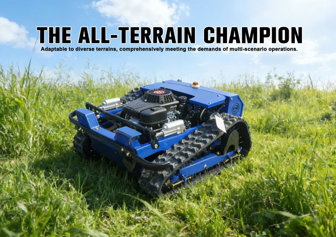 55B Remote Control Tracked Lawn Mower