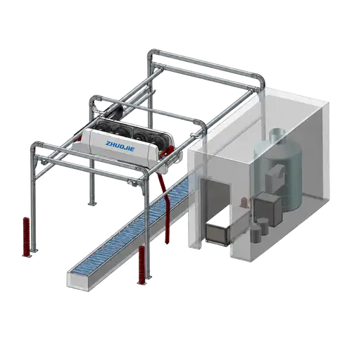 Compact Wash Bay Configuration